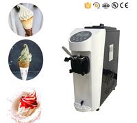 Macchina per gelato da 220 V completamente automatica Mini macchina per gelato alla frutta Macchina per crema da cucina elettrica commerciale fai-da-te per parco giochi