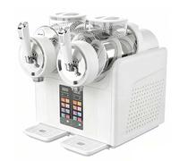 Macchina per gelato e frullati soft 7 in 1, macchina per granite, pannello touch intelligente, frappè ricchi, frullati al caffè e gelato soft con consistenza e temperatura regolabili, per la ca white
