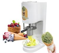 Macchina per gelato e spaghetti, multiforma, con 4 stampi intercambiabili, serbatoio da 420 ml, in acciaio inox, 1 pulsante, 80 W, professionale, per gelaterie e gelatini, 110 V