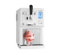 Klarstein Sweet Sundae Gelatiera Compressore 1,5l Acciaio Inox bianco