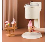 Macchina per gelato morbido, 1 litro, automatica, per servire frutta, per casa, bar e bar, facile da usare e pulire