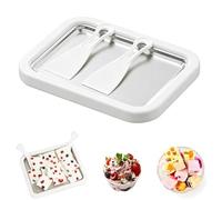 Macchina per gelato, senza elettricità, manuale per servire e granite con piastra di congelamento, kit fai da te per yogurt congelato, gelato, sorbetto, dessert, per divertimento in famiglia