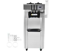 Macchina per gelato soft commerciale resa 21 a 31L/h 3 gusti 1670 W