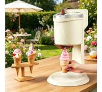 Macchina Per Gelato Soft Da 1 Litro Per Uso Domestico, Mini Gelatiera Automatica Con Contenitore Interno Rimovibile E Lavabile, Preparatore Di Dessert Alla Frutta Fai-da-te