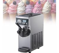 Macchina per gelato soft da banco commerciale, resa 4-5 kg/h, pannello LCD, autopulente, per ristoranti e pasticcerie Gray