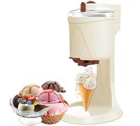 Macchina per Gelato Soft, Macchina Automatica per Gelato Soft alla Frutta Fai da Te per la casa, Macchina per Gelato Soft per Yogurt Gelato, Sorbetto, Gelato, Bevande Beige,27 * 42.5cm