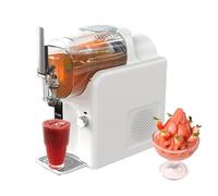 Macchina per gelato soft Macchina per bevande ghiacciate, macchina per granite da 68 once per la casa, non necessita di ghiaccio, autopulente con 5 modalità preimpostate, per feste, caffè, riun white