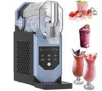 Macchina Per Gelato Soft,Macchina Per Granite Bevanda Ghiacciata Professionale -Non Serve Il Ghiaccio Per Uso Domestico,Prenotazione Con Un Solo Tocco 5 Impostazioni Predefinite Per Frappè