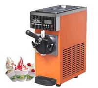 Macchina per gelato Soft Serve, creatore da banco da 450 W con display a LED, compressore di uscita 4kg/h per ristoranti, caffè, creme