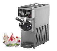 Macchina per gelato Soft Serve, creatore da banco da 450 W con display a LED, compressore di uscita 4kg/h per ristoranti, caffè, creme