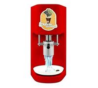 Macchina per Gelato Spaghetti Professionale, Estrusore per Gelato alla Pasta con 4 Stampi Intercambiabili, Pressa Commerciale da Banco 28-30 L/h, Compatta per Gelaterie(rosso)