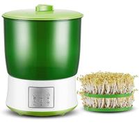 Macchina per Germogli di Soia, Vasi automatici for germogli di soia domestici, piantatrice di germogli di soia, strumento for la coltivazione di semi di cereali for la coltivazione di semi(A)