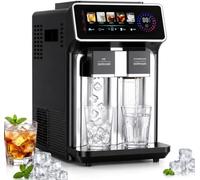Macchina Per Ghiaccio A Proiettile Ad Alta Potenza Da 120 W, Per Ghiaccio, Granite E Acqua Fredda Con Doppia Modalità Di Rifornimento Dell'acqua Per Feste E Cucine