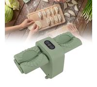 Macchina per Gnocchi Elettrica, Stampo Automatico per Gnocchi a Doppia Testa, Strumento per la Formazione Rapida di Gnocchi Domestici, per Gnocchi Potsticker Empanada (GREEN)