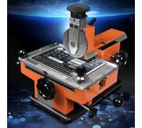 Macchina per goffratura di lastre metalliche, stampante semiautomatica per etichette e carte d'identità, strumento di marcatura da 5 mm per fogli di metallo
