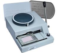 Macchina per goffratura Manuale, Macchina per goffratura Carte di Credito, goffratrice per Carte da 72 Caratteri, Macchina per Stampa di Carte in PVC e Alluminio, per Carte Regalo,