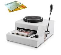 Macchina per Goffratura Manuale, Macchina per Stampare Carte PVC | Goffratore per Carte da 72 Caratteri, Spaziatura e Profondità Regolabili, Goffratrice Manuale, per Carte PVC Credito ID VIP