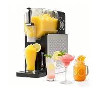 Macchina per Granite 1,9L Macchina per Gelato Soft per Uso Domestico 5 Programmi Preimpostati QuickChill Display LED AutoPulizia Senza Ghiaccio per Bevande Ghiacciate