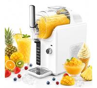 Macchina Per Granite Di Alta Qualità Per Uso Domestico, Non Necessita Di Ghiaccio, Con 6 Programmi A Un Solo Tocco, Autopulente, Perfetta Per Margarita, Frullati, Frappé E Milkshake. white-220v