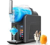Macchina per granite e gelato soft LEEVOT, macchina per bevande surgelate, 6 programmi preimpostati, blocco bambini, funzione autopulente, ideale per granite margarita domestica 220V 50Hz