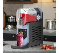 Macchina Per Granite Gelati 240w-Non Necessita Di Ghiaccio,Visualizzazione Della Temperatura In Tempo Reale,Autopulizia,5 Programmi Preimpostati,Touch,Per Frappé,Smoothie Milkshake,Blue