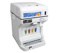 Macchina per Granite KuKoo - 120kg/h, regolabile, sicura e veloce per granite e dessert, lama in acciaio, coperchio protettivo, facile da pulire, 320 giri/min, 250W
