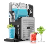 Macchina per granite - Macchina per granite da 2,5 l, senza bisogno di ghiaccio, con display a LED, 6 programmi preimpostati per margarita, frappè, frappè e servizio morbido, funzionamento con un