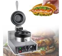 Macchina per hamburger con gelato, stampo per hamburger, pressa per waffle per hamburger commerciale per uso domestico, macchina per hamburger antiaderente elettrica, 220 V
