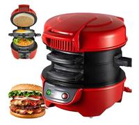 Macchina Per Hamburger Elettrici, Produttore Di Sandwich Per La Colazione, Facile Da Smontaggio E Pulito, Rivestimento Non Stick, Maniglia Ampia Resistente Al Calore, Per Croissant, Waffles Uovo McMuf