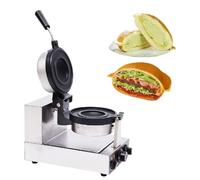 Macchina per hamburger, pressa elettrica per hamburger, macchina per waffle elettrica, pressa per panini, macchina per hamburger con brioche e gelato, piastra antiaderente per panini,