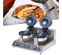 Macchina Per Hamburger Ufo, Pressa Per Hamburger Commerciale, Macchina Per Waffle Con Gelato, Scaldapressa Commerciale, Macchina Per Waffle Con Controllo Preciso Della Temperatura(Dual)