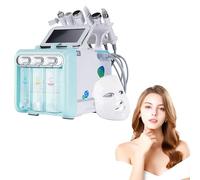 Macchina per idroossigeno da 90KPA, macchina per la bellezza del viso con ossigeno e idrogeno da 350 W, fornita con 6 sonde e 1 maschera, touch screen da 7 pollici spruzzatore di bellezza idratante