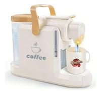 Macchina per il Caffè Giocattolo per Bambini Fedele Riproduzione, Coffee Maker Elettrodomestico Gioco di Emulazione Finzione con Serbatoio di Acqua Vera e Tazzina, Idea Regalo Lascia che i più piccoli