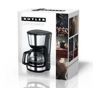 Macchina per il Caffè solubile stile americano 1000 W 10 Tazze Nero / Acciaio