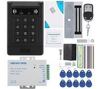 Macchina per il controllo dell'accesso alla porta con password per carta d'identità EM di chiusura magnetica in materiale ignifugo industriale resistente in ABS con telecomando