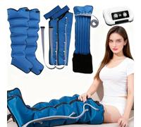Macchina per il drenaggio linfatico per il trattamento delle gambe, massaggiatore a compressione dell'aria a 6 cavità, circolazione elettrica per alleviare il dolore e rilassarsi, set di combinazione