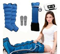 Macchina per il drenaggio linfatico per il trattamento delle gambe, massaggiatore a compressione dell'aria a 6 cavità, circolazione elettrica per alleviare il dolore e rilassarsi, set di combinazione