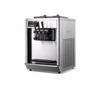 macchina per il gelato Distributore automatico di attrezzature for il congelamento del cono dolce da tavolo tricolore commerciale da 22-30 l/ora