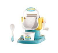 Macchina per il gelato manuale per bambini Fatto a mano Frozens Dessert Pedagogia per bambini Gioco creativo Kitchen Appliance Kids Ice Cream Machine