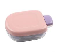 Macchina per il ghiaccio compatta in silicone per cubetti di ghiaccio veloci, perfetta per raffreddare bevande in piccole cucine e uso domestico (rosa)