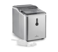 Klarstein Chillout, Macchina del Ghiaccio, Cubetti a Pallottola, 12kg/24h, Serbatoio: 1,5 L, argento