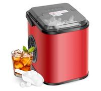 Macchina per il ghiaccio, Macchina for il ghiaccio portatile for bancone, 6 minuti, 8 tti di ghiaccio, 26 libbre di ghiaccio/24 ore, autopulente, con cucchiaio e cestello for il ghiaccio, for la casa