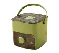 Macchina per il ghiaccio portatile a pulsante con maniglia, cassetto portaoggetti e capacità di 48 cubi, rilascio rapido dei cubetti di ghiaccio per casa, ufficio, bar