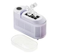 Macchina per il ghiaccio portatile con produzione veloce in 10 minuti, 8 cubetti in 10 minuti, Macchina compatta per casa, campeggio e auto con adattatore CC