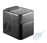 Macchina per il ghiaccio portatile da 1,4 litri, modello Bullet da banco, produce 9 cubetti in 6 minuti, capacità giornaliera di 10,9 kg, funzione di pulizia automatica, comandi one-touch per casa e