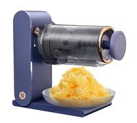 Macchina per il ghiaccio rasato, macchina elettrica per coni di neve, capacità 200 ml, tritaghiaccio USB, velocità motore 13000 giri/min, include 2 stampi riutilizzabili per gelato e bevande fredde
