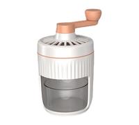 Macchina per il ghiaccio rasato, tritaghiaccio manuale a manovella, creatore portatile di cono di neve, mini rasoio per staccabile, design robusto non elettrico, materiale in acciaio inossidabile