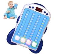 Macchina per il gioco del ritmo della musica elettronica, macchina per il gioco di puzzle per la console di gioco portatile Puzzle ritmo musicale, giocattolo da gioco a risposta rapida con bordi