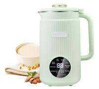 Macchina per il latte di soia da 1,2 l, macchina automatica per il latte con schermo LED e timer di ritardo 12 ore, 9 funzioni, motore silenzioso, lame in acciaio inox per bevande alle mandorle e