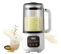 Macchina per il latte di soia da 1,5 l, 7 in 1, macchina automatica per latte di noci con copertura insonorizzata, design isolato, 16 lame per latte di soia, porridge, succo, 220 V, 50 Hz